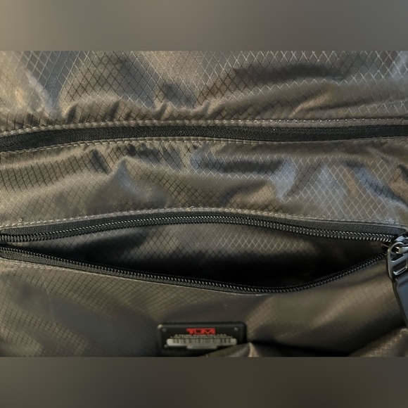 TUMI Voyageur Flap Backpack 64002NVY Navy Nylon Leather Trim Laptop Travel Bag main image 13